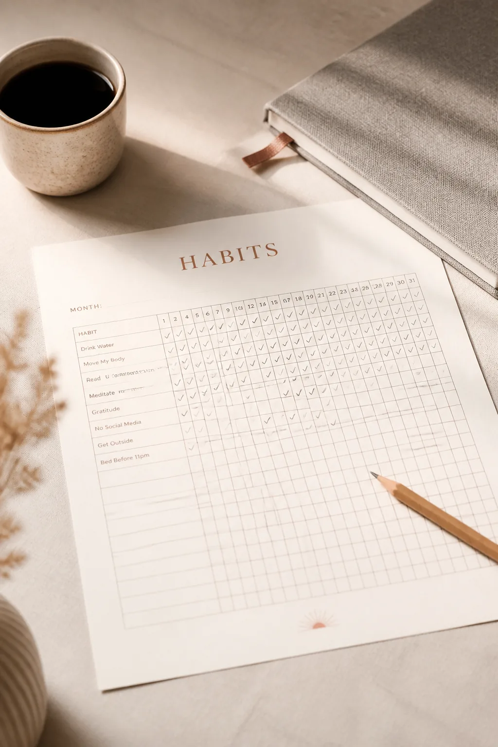 The 90-Day Habit Tracker Pack product preview